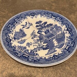 Vintage Blue and White Divided Plates